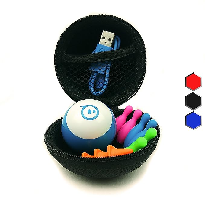 Hexnub Sphero Mini Zubehör Schutzhülle & Schutztasche Case Tasche & Reise-Etui für ferngesteuerten Spielzeug Roboter Ball – i
