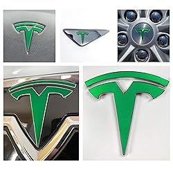 Logo Decal Wrap for Tesla Model S, Nosecone, 14-pc