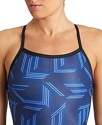 ARENA Puzzled Light Drop Back Women's One Piece
