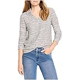 NIC+ZOE Womens Rope Shimmer Polo Top