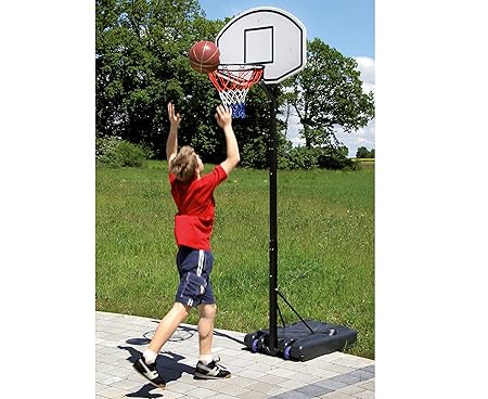 Betzold 42104 - Basketball-Ständer Basketball-Korb, Zielbrett: 91 x 62 cm, höhenverstellbar 205-265 cm - Outdoor-Board