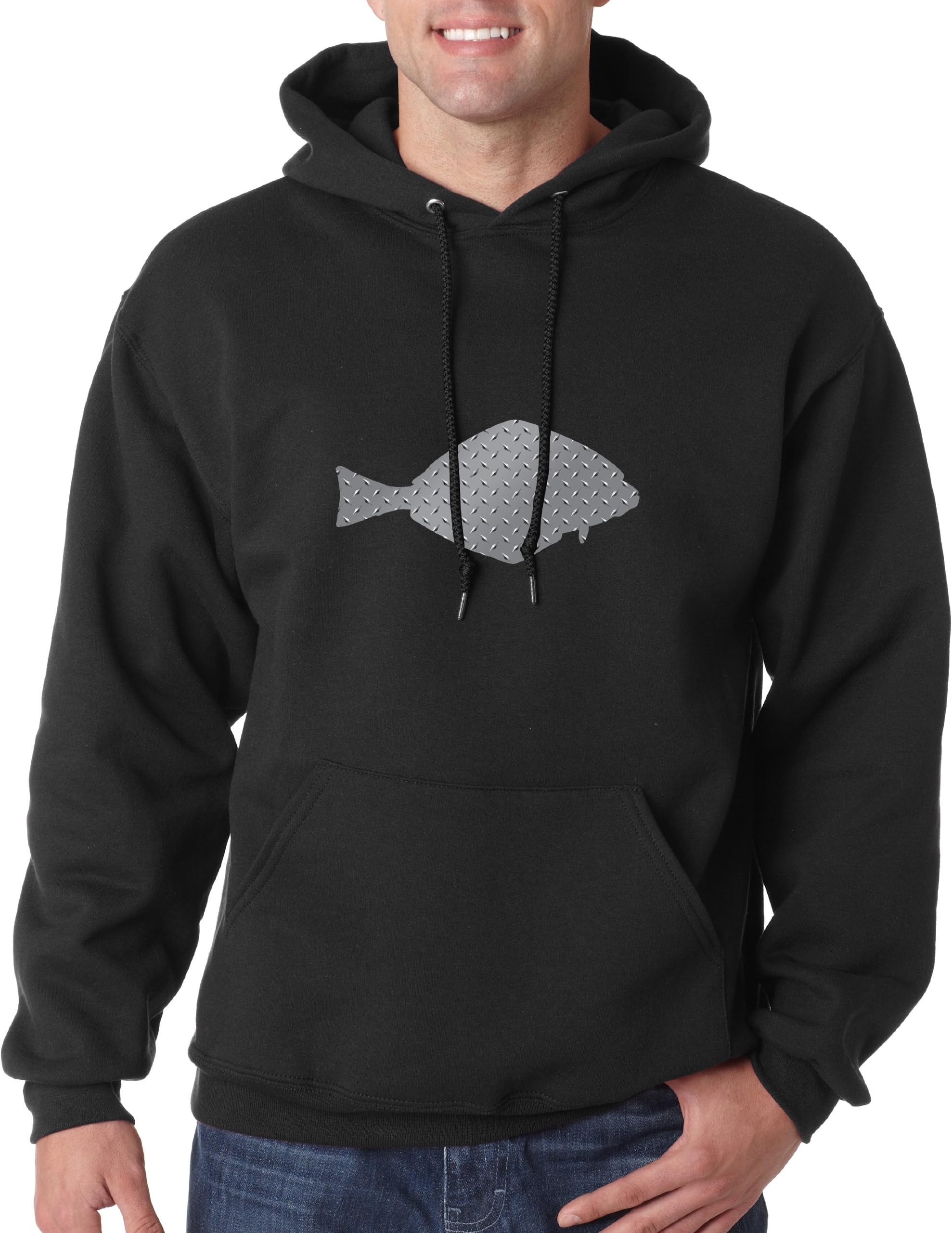 Alaskan Hardgear DP-60HAL Halibut Cotton Pullover, Medium, Black
