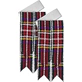 DSS KILT-Scottish Kilt Hose Flashes 13oz Acrylic Tartan with Adjustable Elastic Band – Highland Dress Sock Accessory