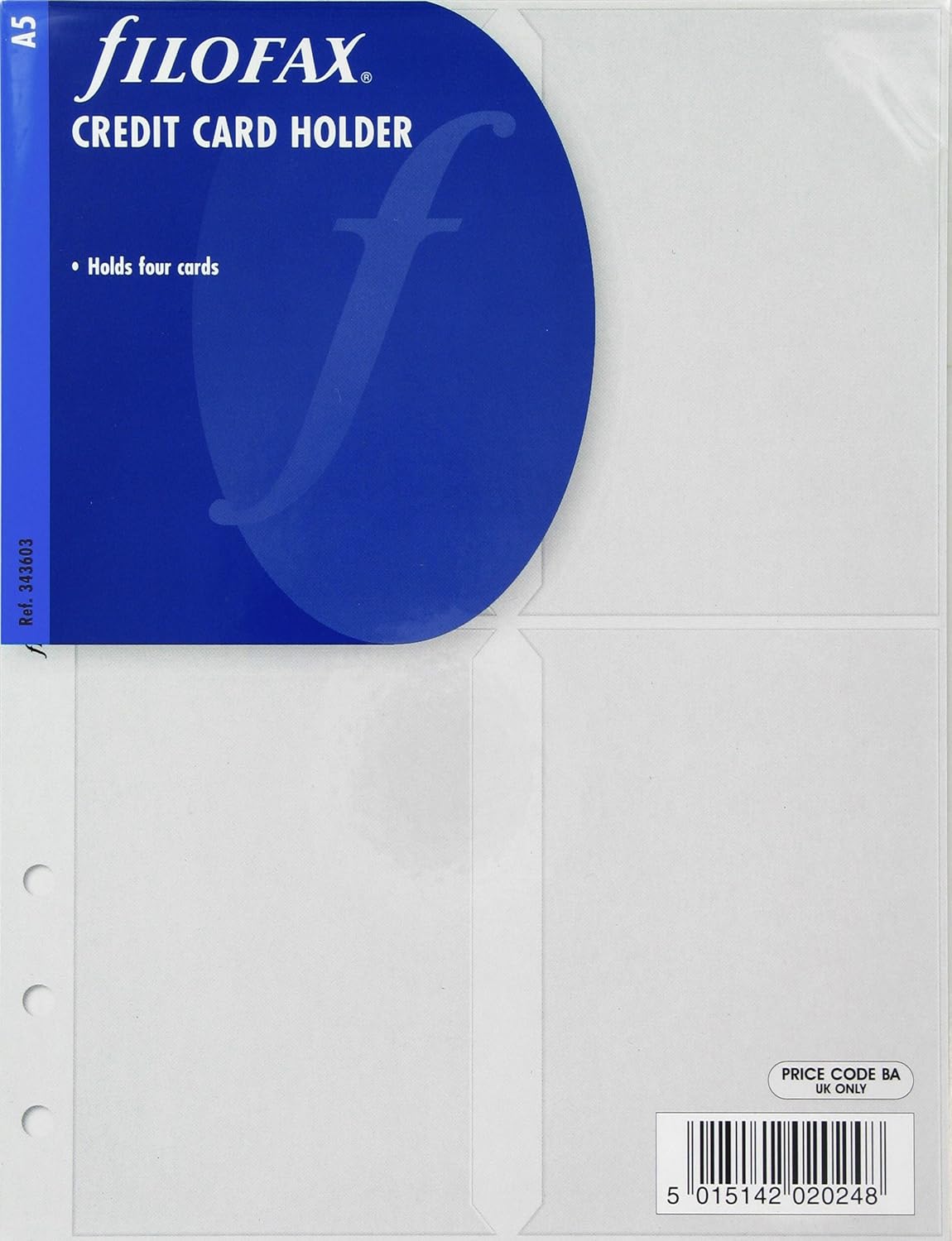 Filofax A5 Credit Card Holder Amazon.co.uk Office Products