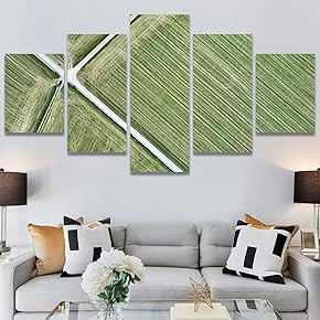 SIGNWIN 5 Panel Canvas Wall Art Modern Art...