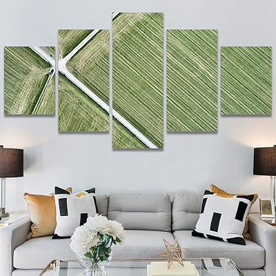 SIGNWIN 5 Panel Canvas Wall Art Modern Art...