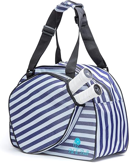 blue white bag