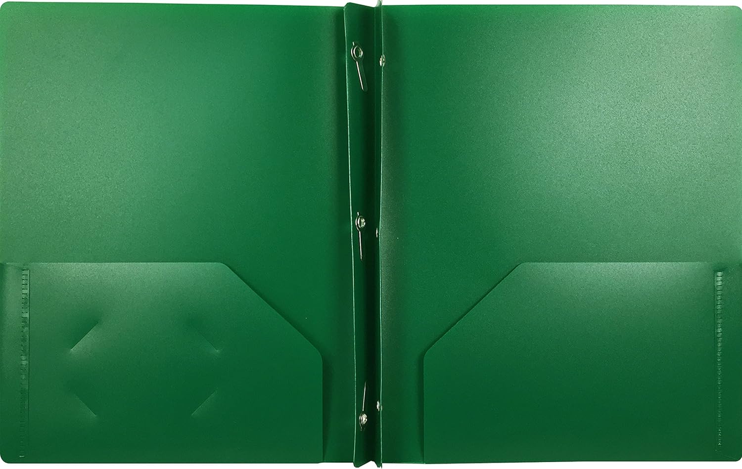 Lion 2-Pocket Plastic Folder with Fasteners, Clear, Pack of 4 (92310-CR-4P) : Colored File Folders : Office Products