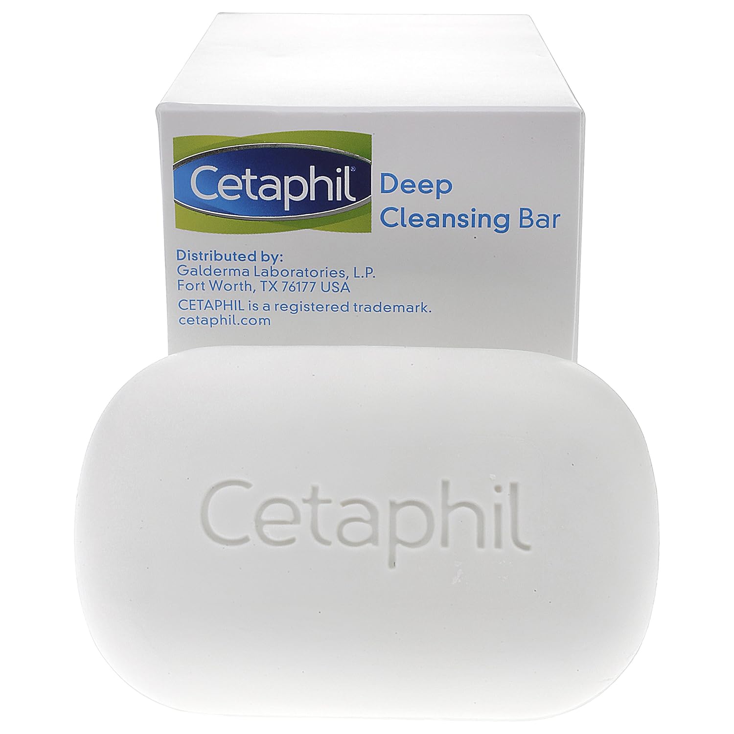 Cetaphil Deep Cleansing Face & Body Bar for All Skin Types, 3 Count: Beauty