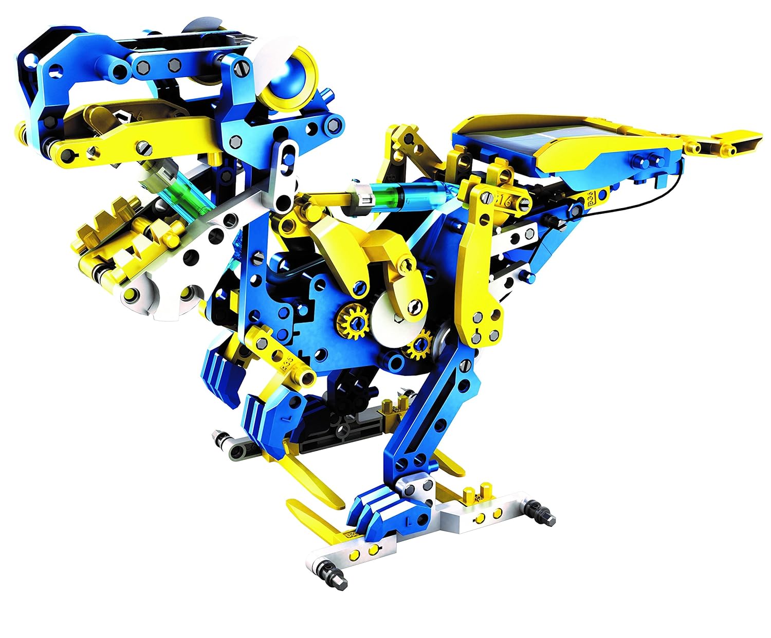 The Source Wholesale 71510 12in1 Solar Powered Dinosaur Robot