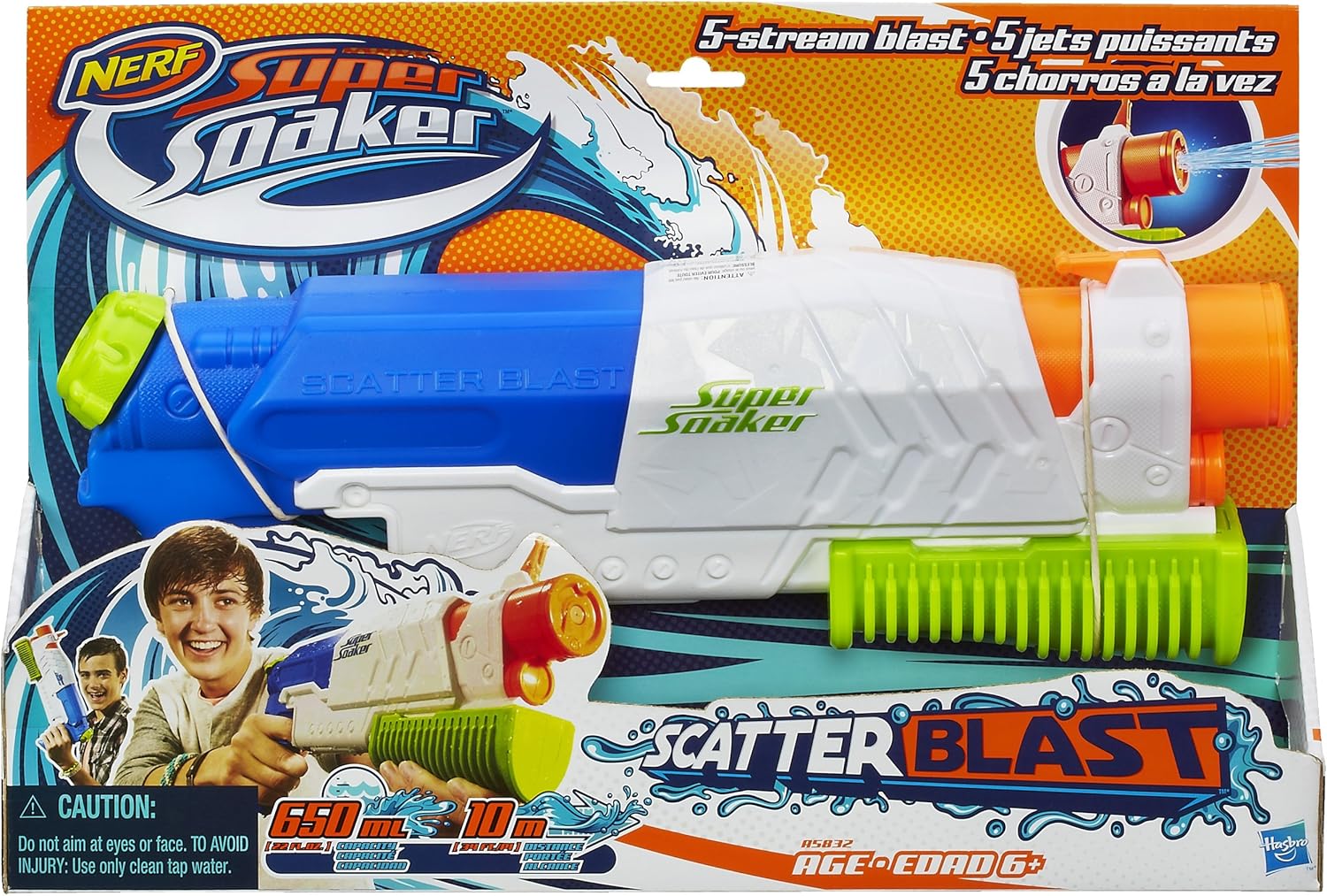 nerf super soaker 5 stream blast