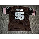 Myles Garrett Jersey #95 Cleveland Custom Stitched Brown Football Various Sizes New No Brand/Logos Size S
