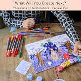MINDZEN smART DICE Drawing & Painting Game 9 Dice Kids Teens Kit view 5