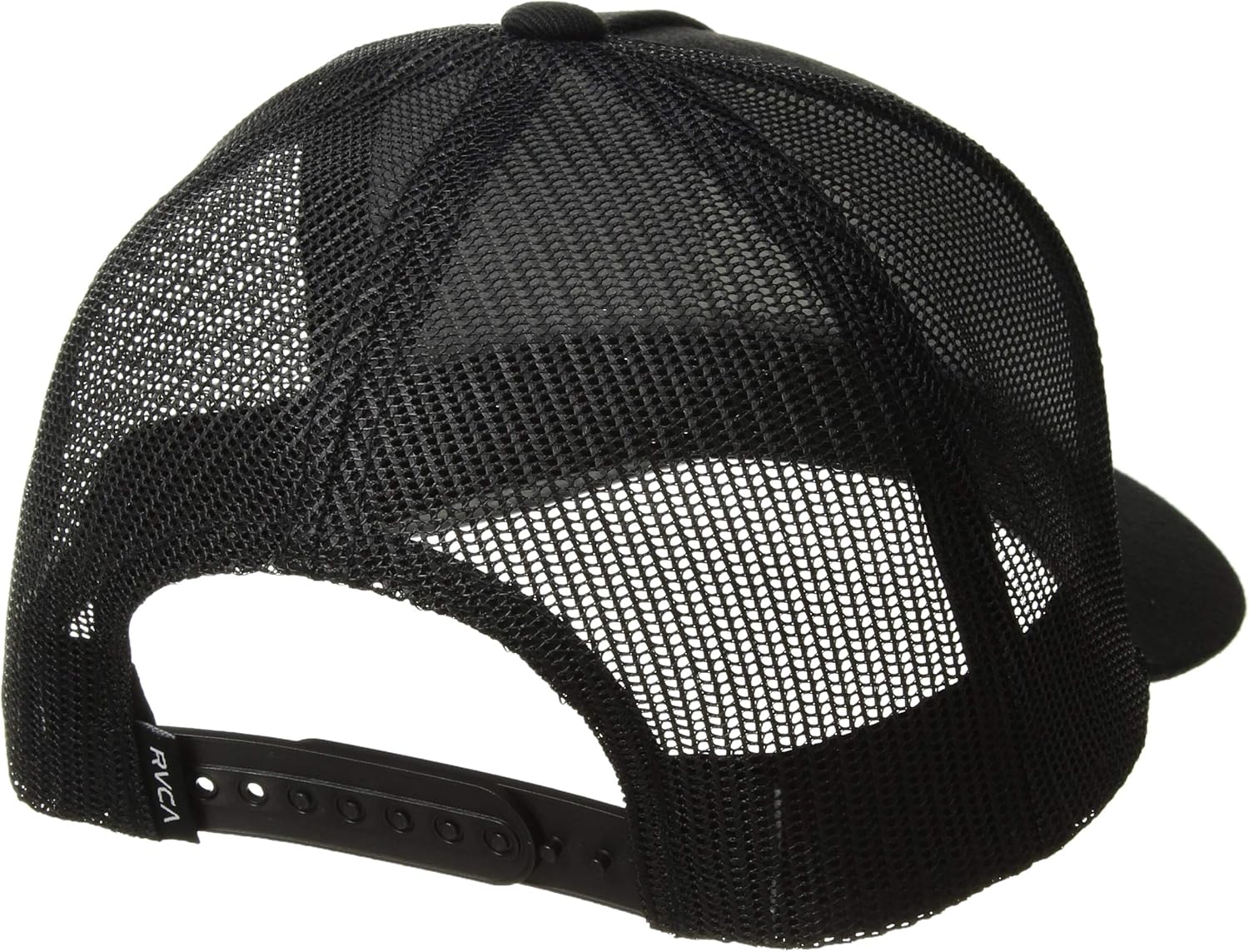 RVCA Va Atw Curved Brim Trucker Hat Black 1SZ: Clothing