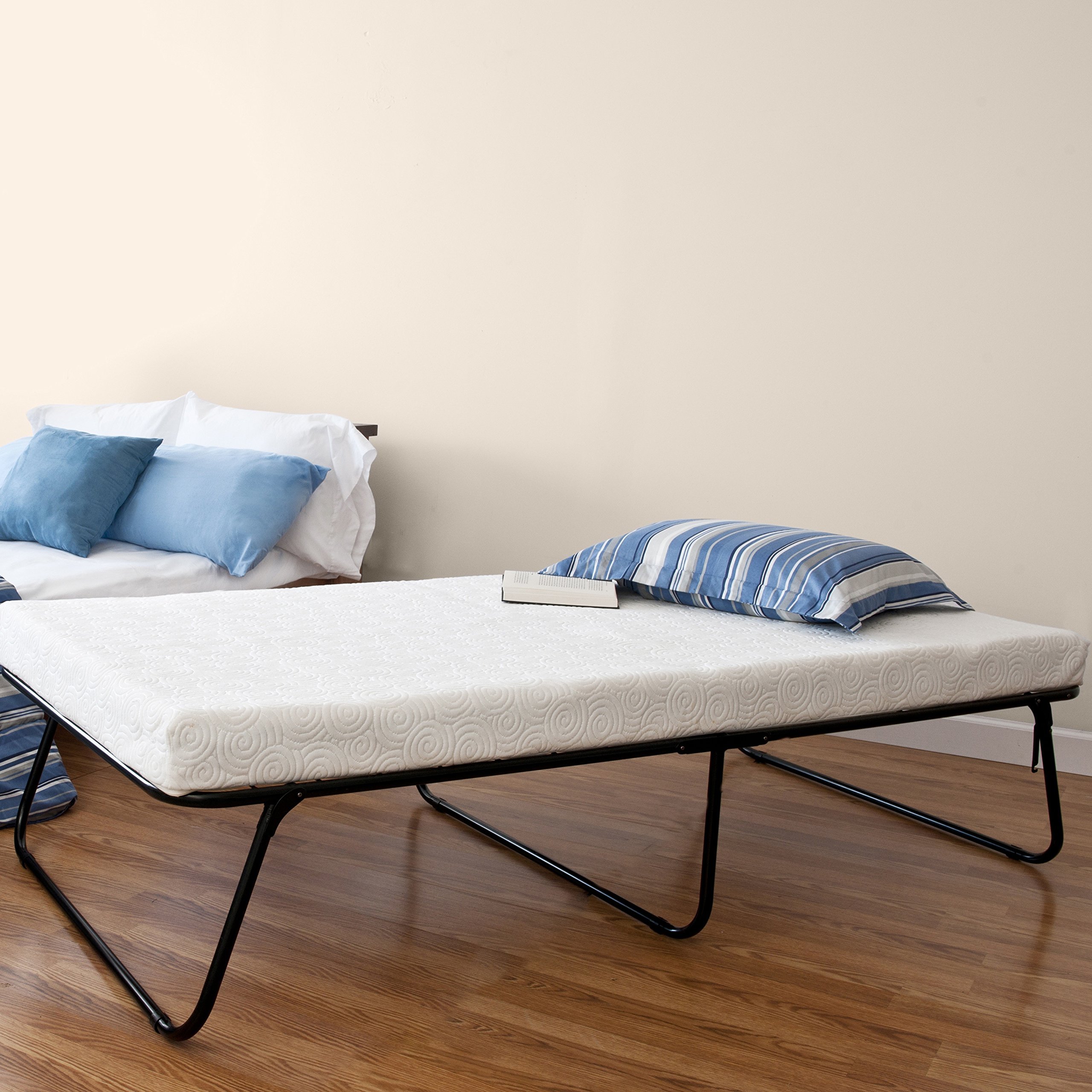 Zinus Traveler Premier Folding Twin Guest Bed, Plus Bonus Storage Bag