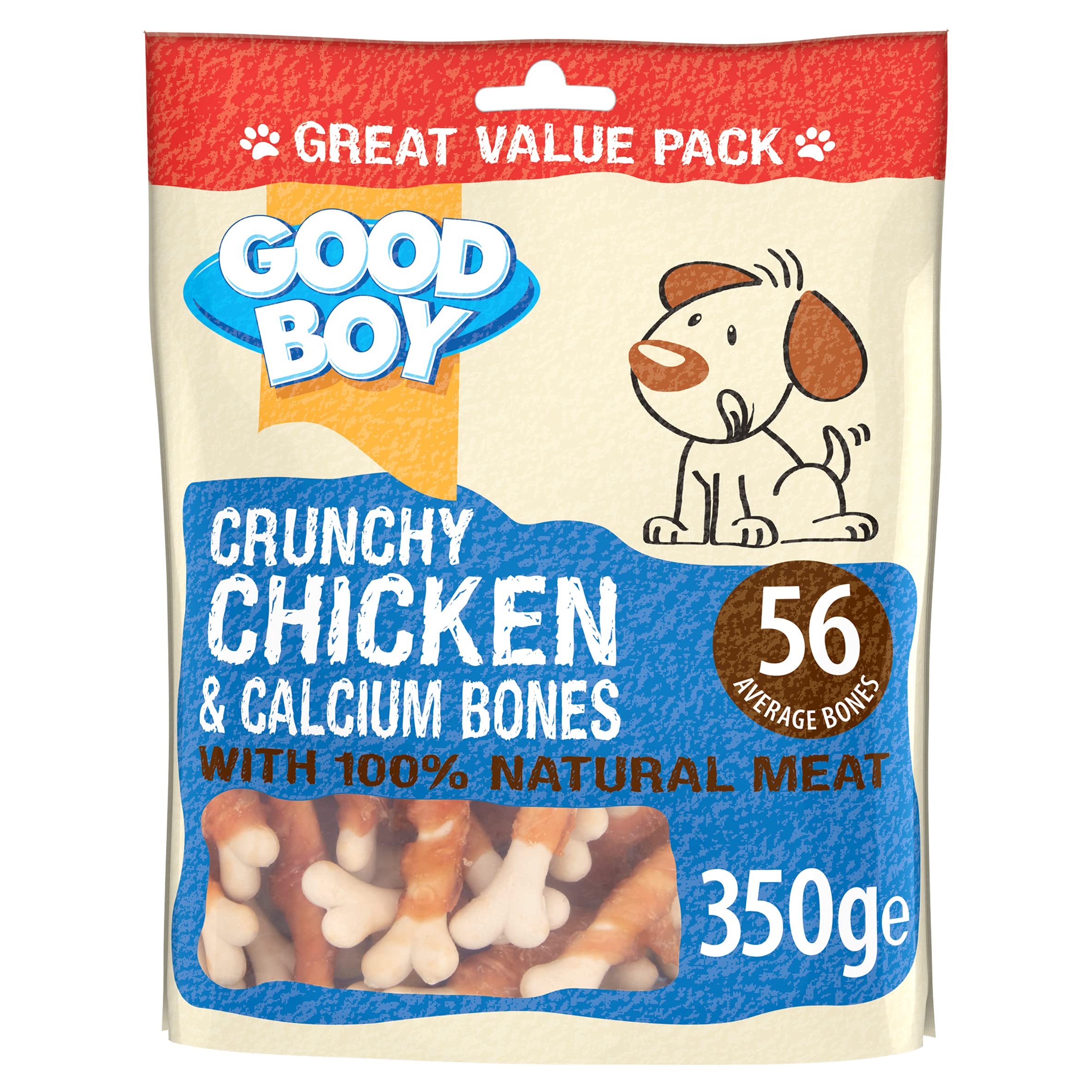 Good Boy Pawsley and Co Crunchy Chicken and Calcium Bones 350g