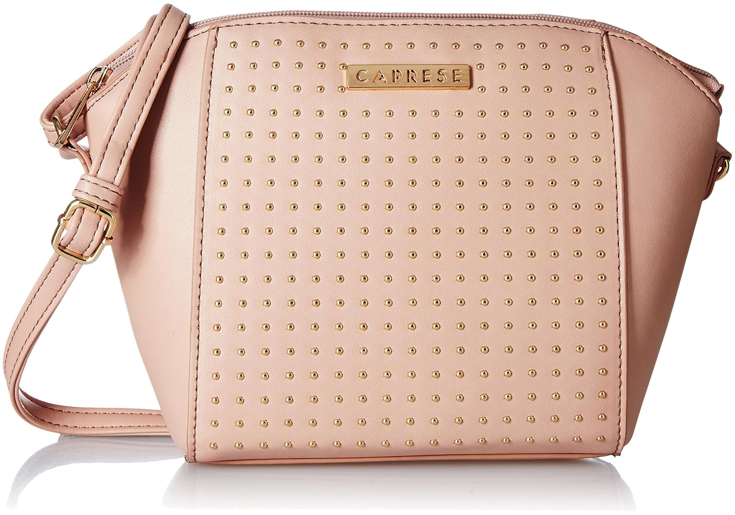 blush pink luggage
