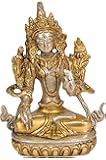 White Tara - Brass Statue
