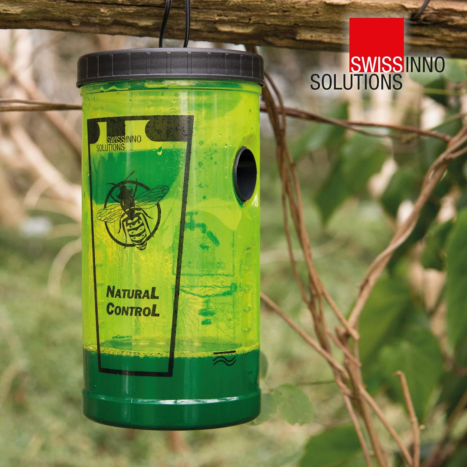 SWISSINNO Wasp Trap Control Secret, Reusable Outdoor Wasp Catcher for Gardens Patios and Camping, Easy to Use and Clean - Image 5