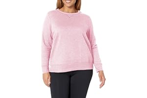 Hanes Women's Just My Size Plus Size Sweatshirt, EcoSmart Fleece Pullover with V-Notch