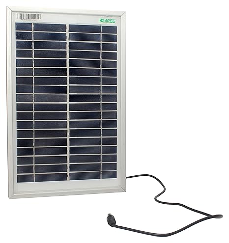 Sure Power 5 Watt Solar Panel (White, 45 cm x 20 cm x 3 cm)
