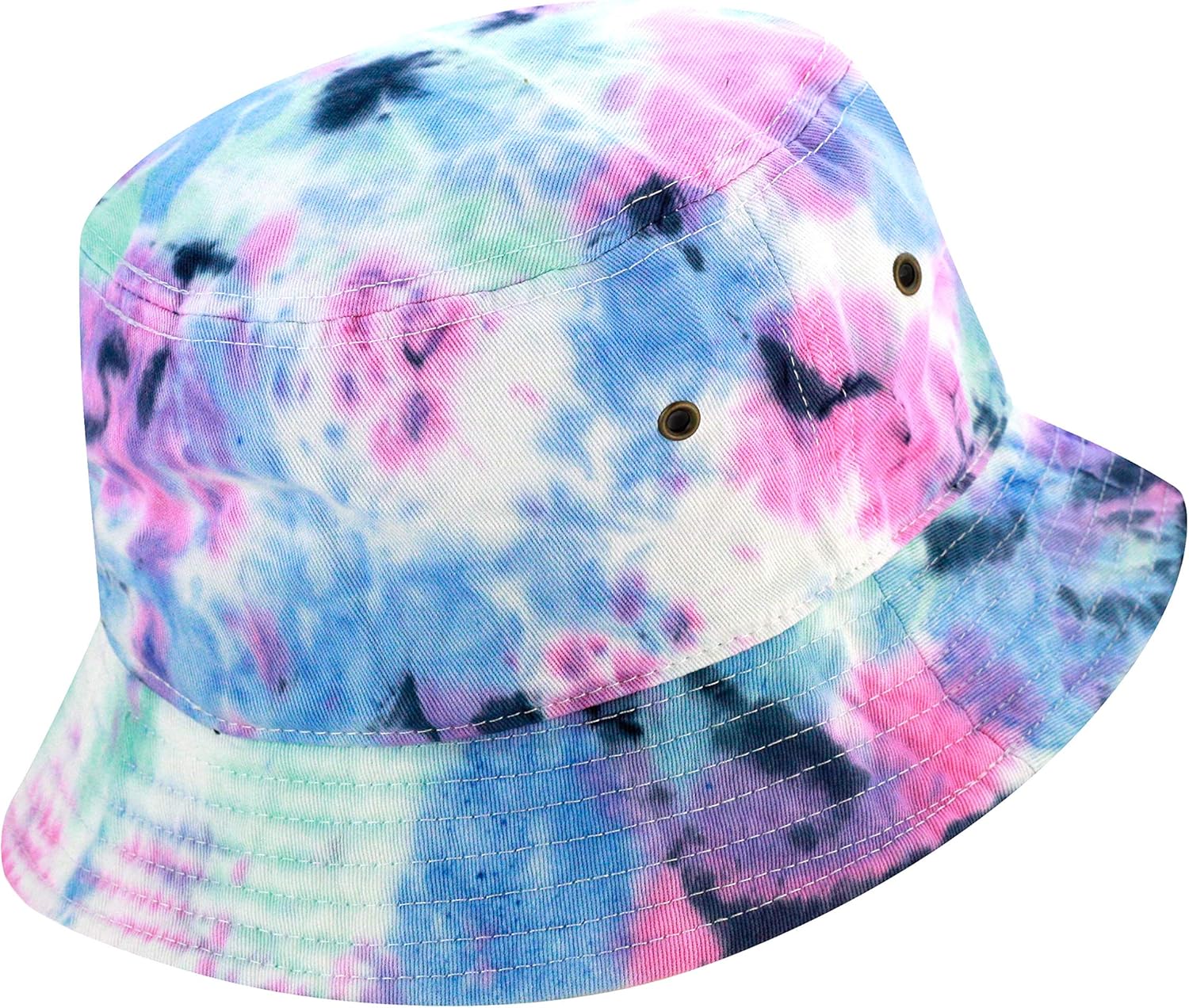 The Hat Depot Washed Cotton Denim & Tie Dye Bucket Hat at  Women’s Clothing store