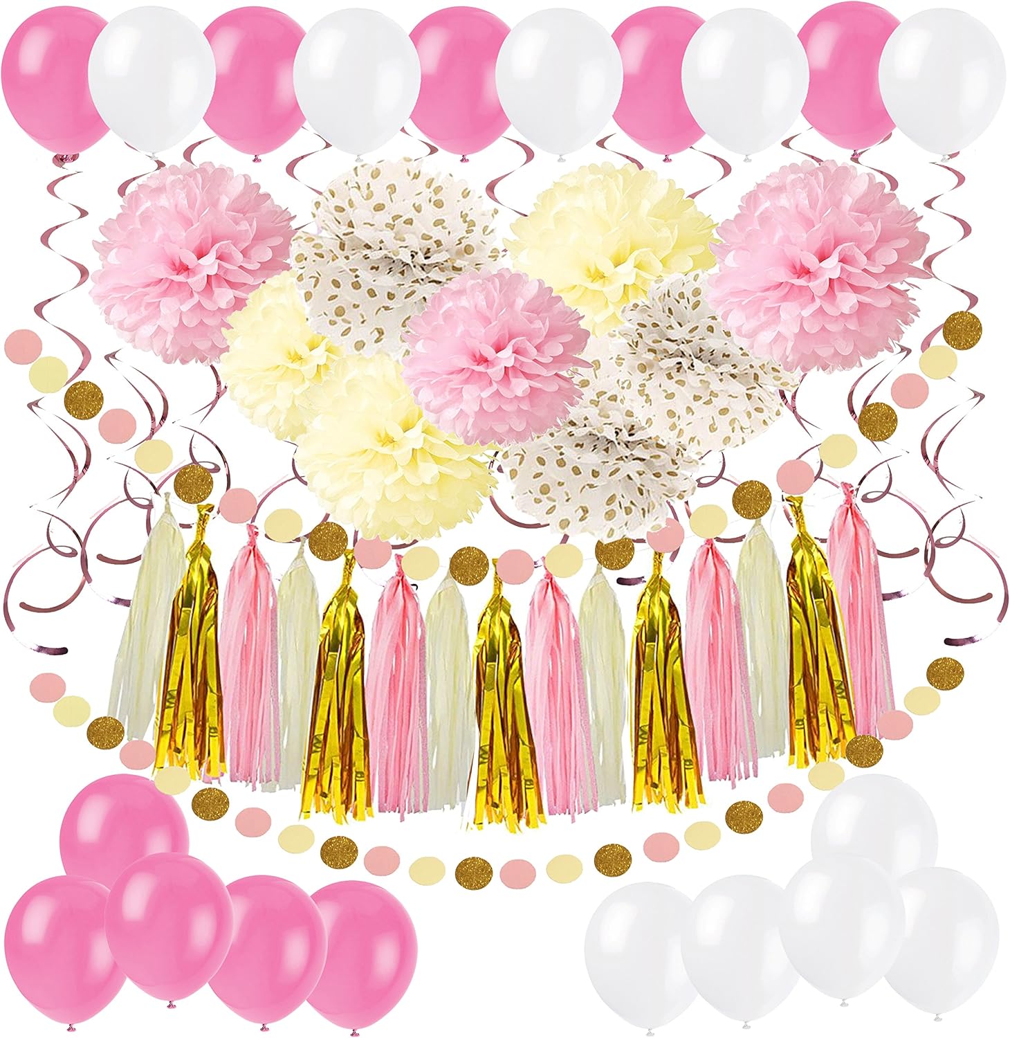Amazon Com Cocodeko Diy Paper Pom Poms With Tissue Paper Tassel