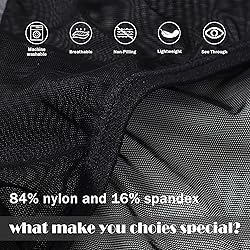 ZAIGGUT Mens Sexy See Through Underwear Breathable