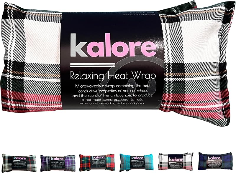 Kalore Microwavable Wheat Bag Lavender Heat Pack Tart an Cotton Fabric
