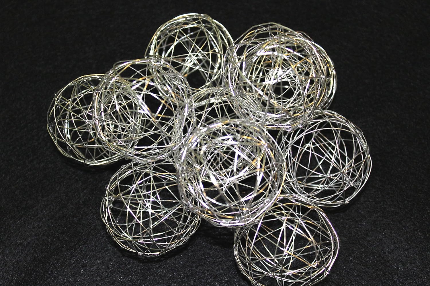 Wire Ball (2'' silver wire ball) Home & Kitchen