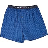 Tommy Hilfiger Men's Underwear Woven Boxers Indigo, Indigo, XX-Large