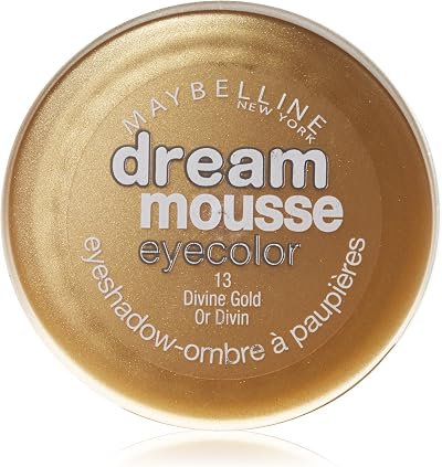 Maybelline Dream Mousse Eye Color 13 Divine Gold Eyeshadow Pot 3.5g