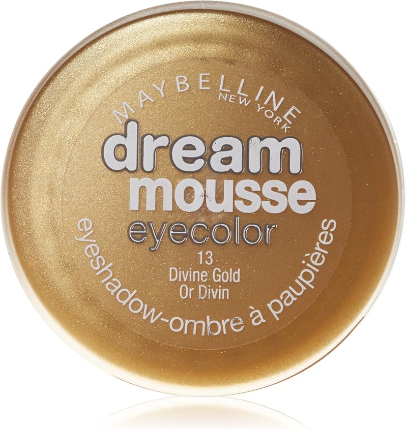Maybelline Dream Mousse Eye Color 13 Divine Gold Eyeshadow Pot 3.5g
