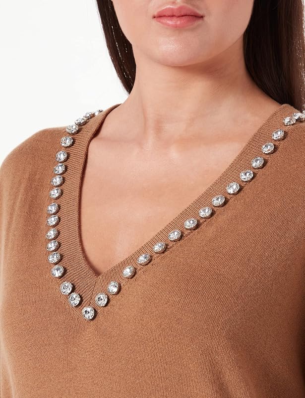 Dk1460 Maglione, 989 Marrone, S Donna