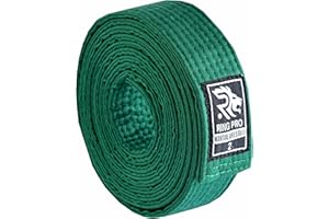 RING PRO Karate Belt Polycotton Martial Arts Belt for Karate Taekwondo Judo Aikido Durable Kids and Adults Belt