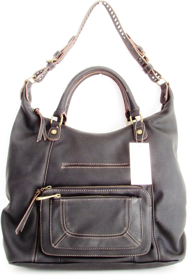 Steve Madden Black Hobo Faux Leather Handbag Shoes