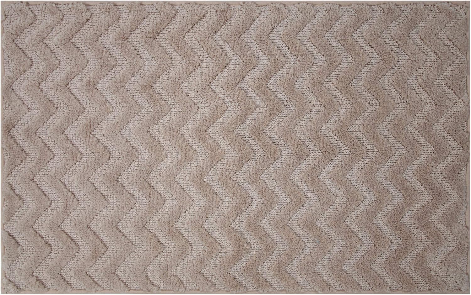 HILLFAIR 2 Pack Bath Mat - 20"x32" Inches & 16"x24" Inches - Anti Skid Machine Washable Bath Rugs for Bathroom- Soft Plush Absorbent Bath Mat/Rugs for Shower Tub- Multipurpose Floor Mat - Solid Beige: Kitchen & Dining