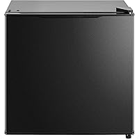 Midea MRM14A4ABB All Refrigerator, 1.4 Cubic Feet, All Fridge Black