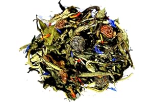 Nelson's Tea - Blueberry Pomegranate - White Loose Leaf Tea - White tea, rose hips, dried blueberries, safflower - 1.8 oz.