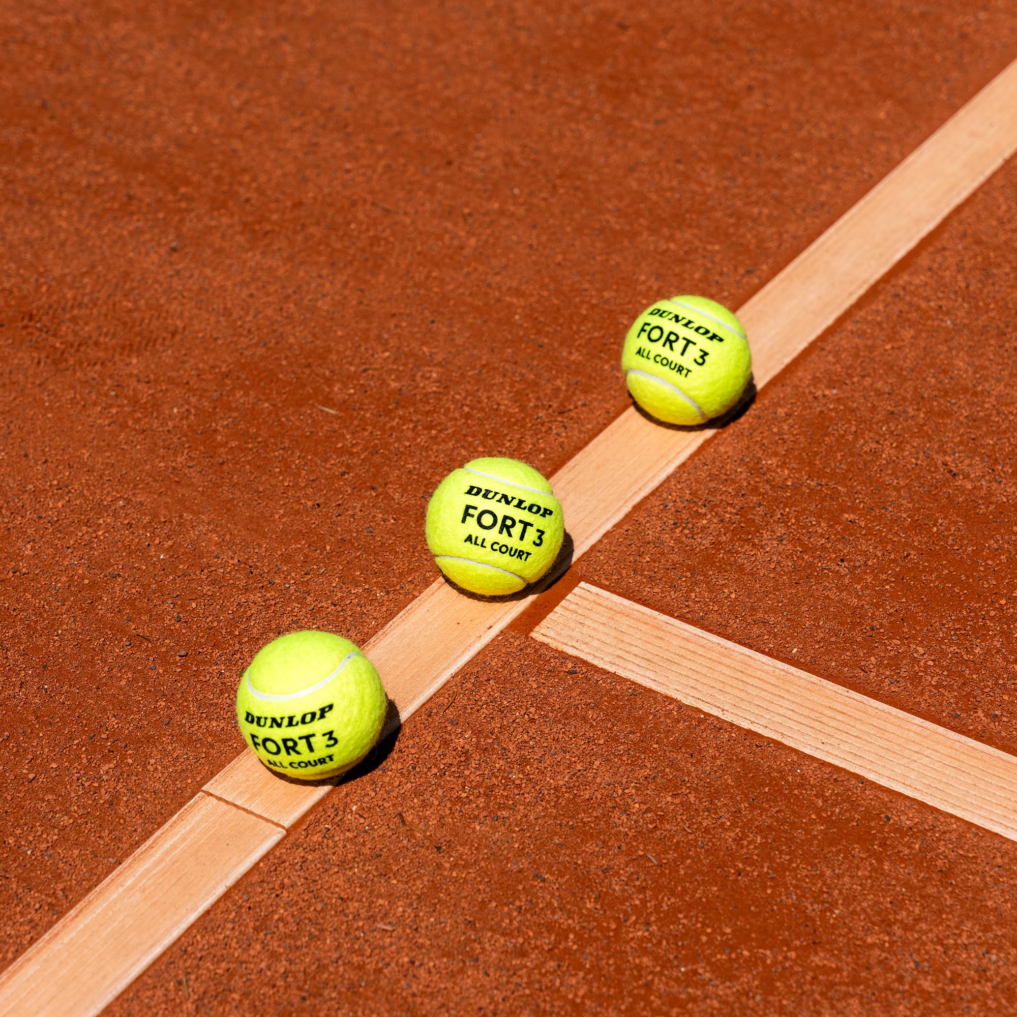 DUNLOP Tennisball Fort All Court TS - für Sand, Hartplatz und Rasen (3 Bälle) 5