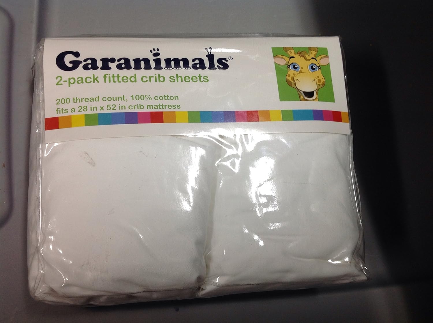 garanimals 2 pack fitted crib sheets