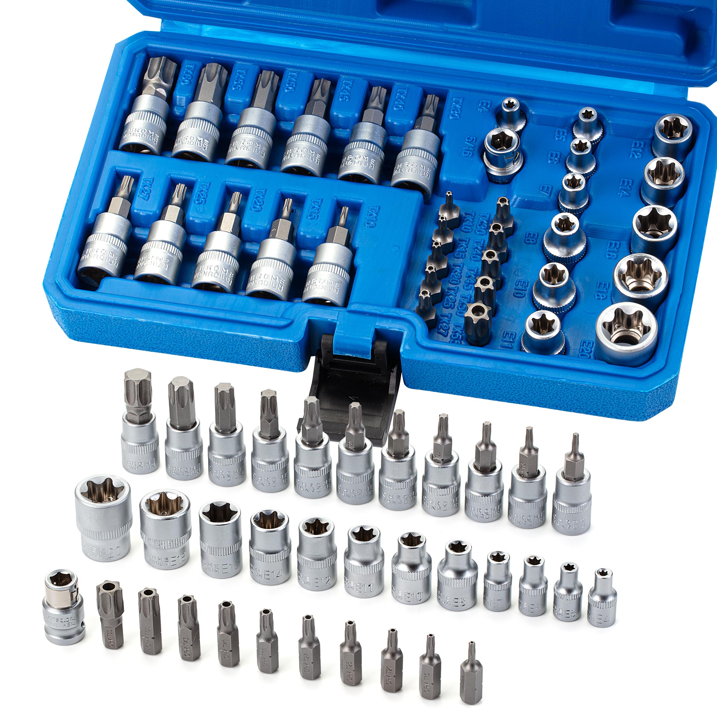 Bates- Male & Female Torx Bit Socket Set, 34