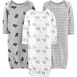 Simple Joys by Carter's Baby 3-Pack Cotton Sleeper Gown