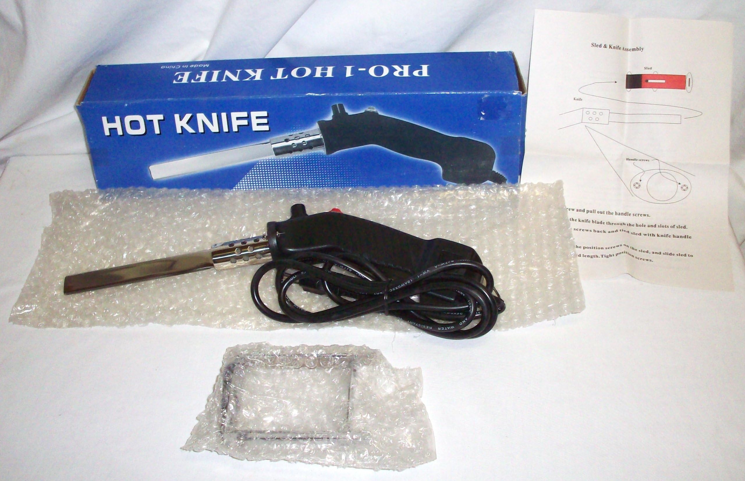 CRAFTERS HOT KNIFE, Foam Cutter w/ 6" Blade, Gets up to 700 degrees F