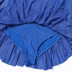 AFAVOM Sequin Figure Skating Dress for Women Girls