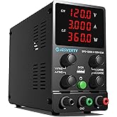 Jesverty DC Power Supply Variable, 0-120V 0-3A Adjustable Switching DC Regulated Bench Power Supply with High Precision 4-Dig