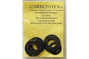KATOUIGB Smooth Drag Carbontex Drag Washer Kit Fits Penn Reel Part Senator 113H, HL, HSP, HLS 4/0