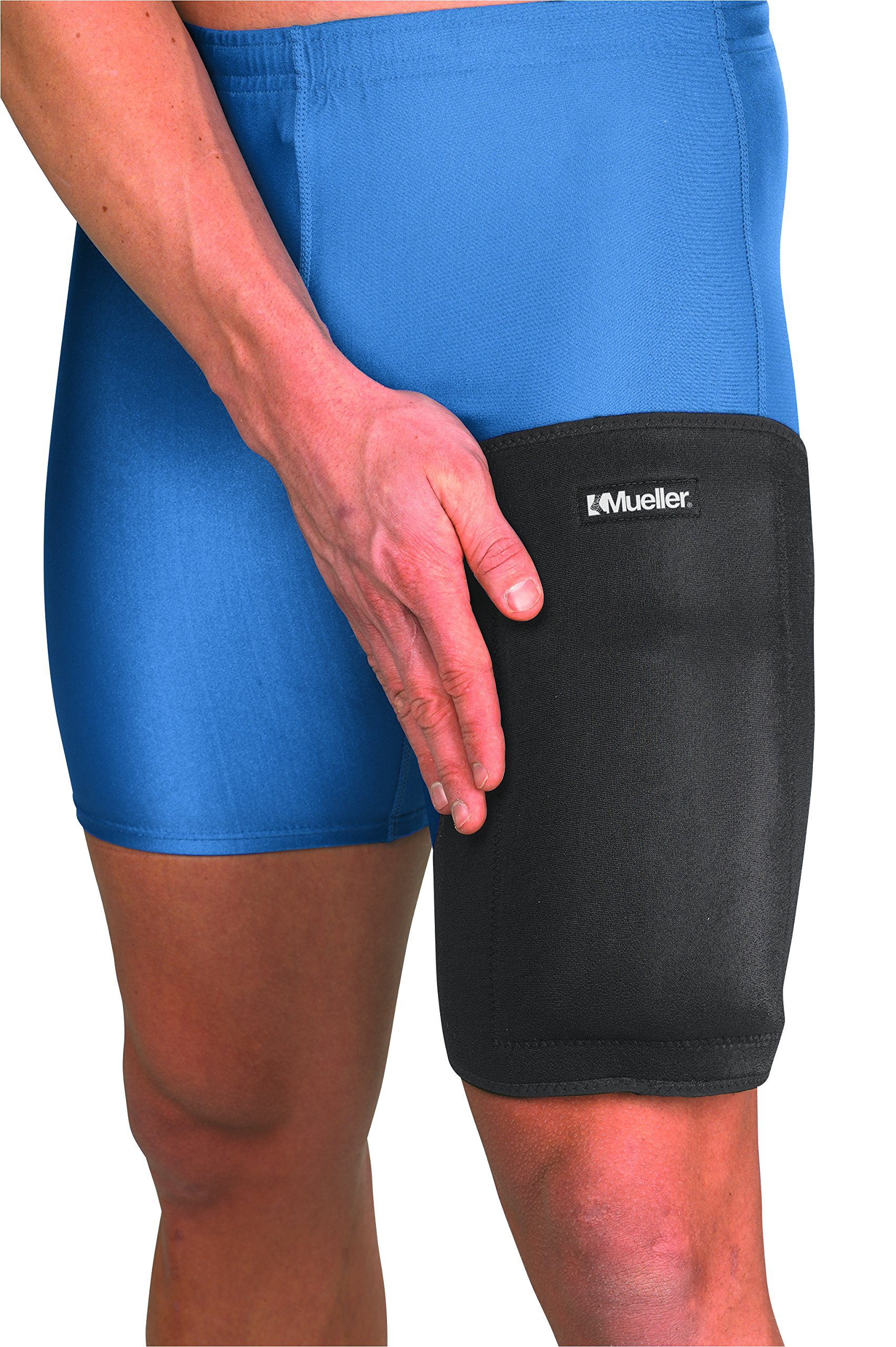 MUELLER Sports Medicine Reusable Cold/Hot Therapy Wrap, Ice Pack, Cold & Hot Packs for Injuries and Pain Relief, Black, Large