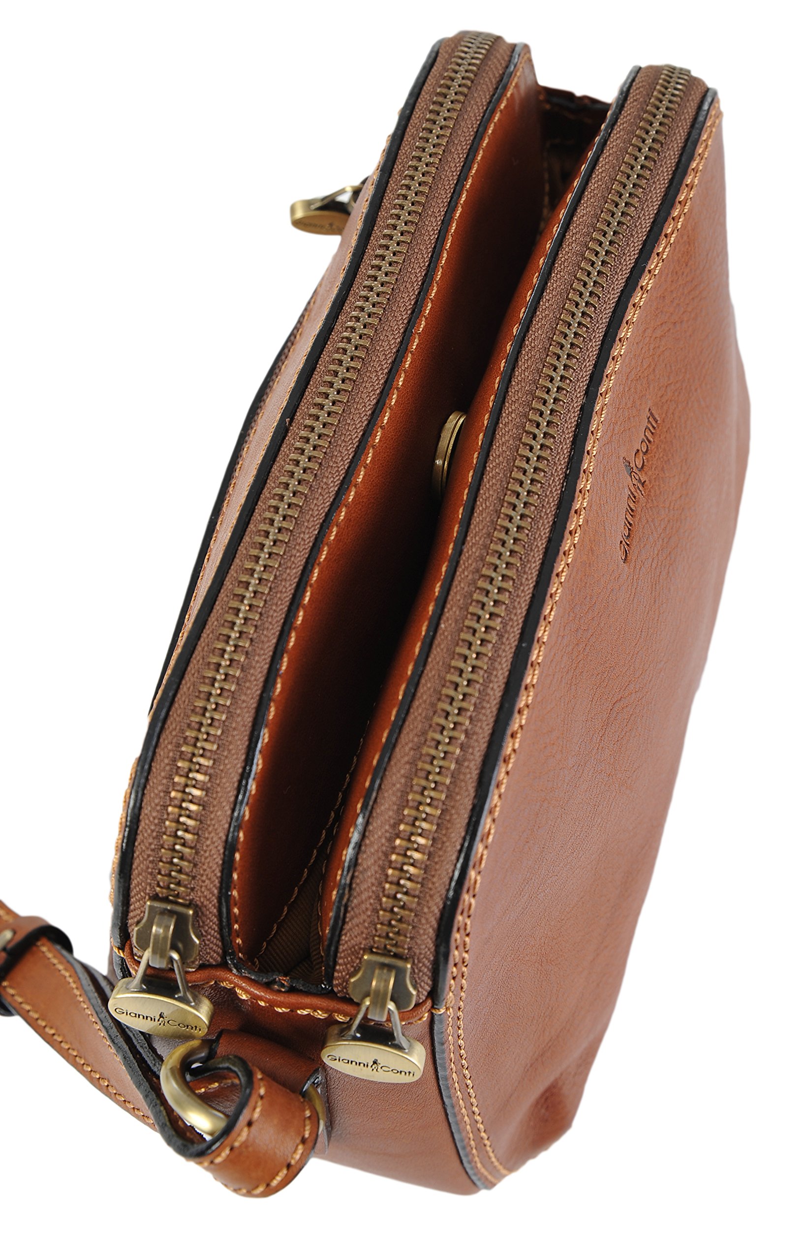 Small Italian Leather Classic 3 Section Shoulder Handbag 916315 Buy