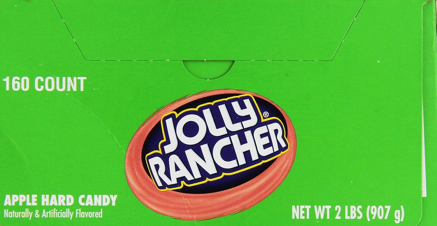 Jolly Rancher Green Apple Hard Candy 160 Ct Box Free Shipping Bulk Candies Sour 10700100047 eBay